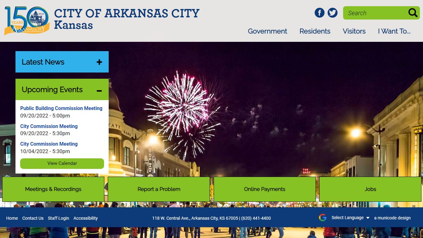 Arkansas City Kansas Home Page | Arkansas City Kansas
